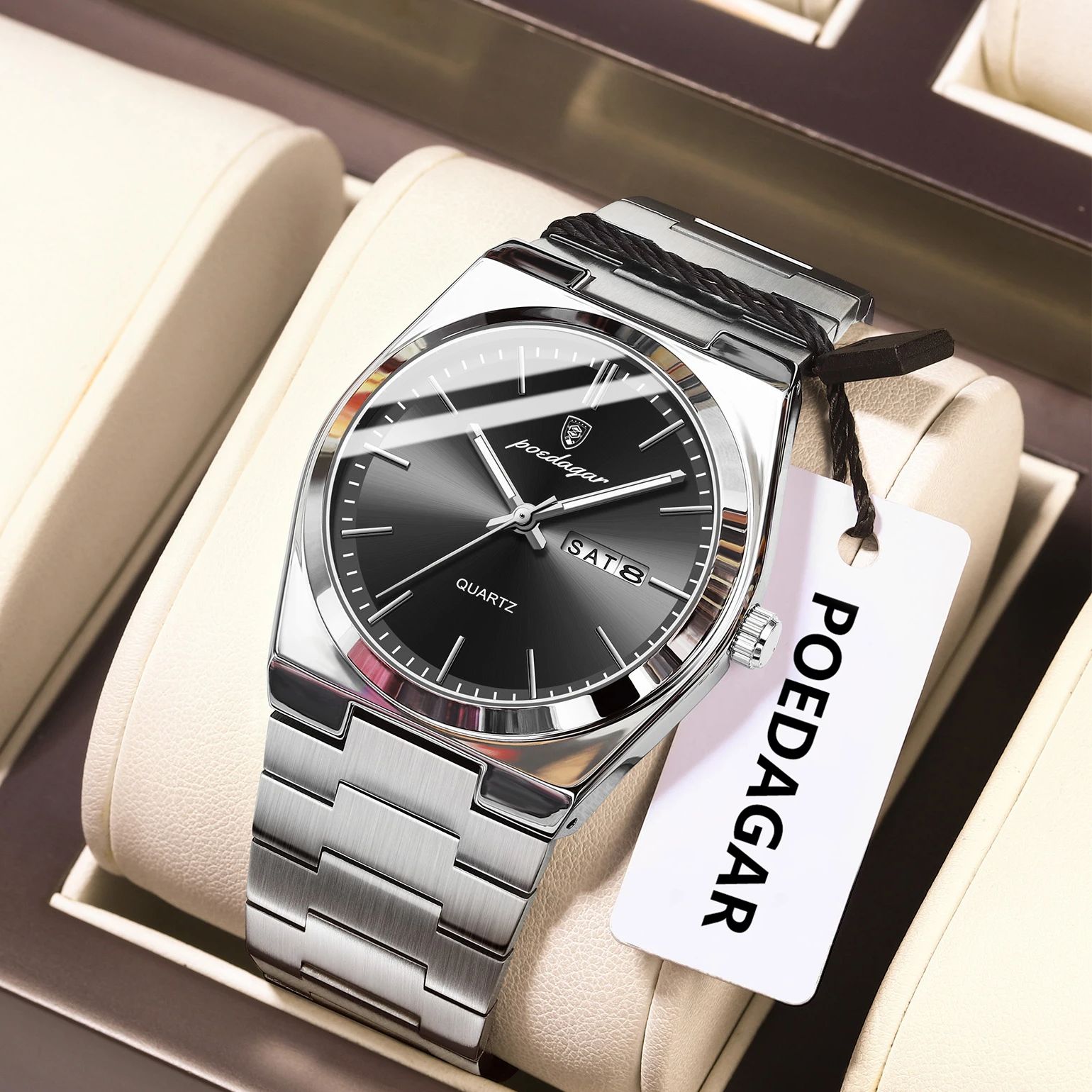 Patek Philippe Watch Nautilus - POEDAGAR Luxe heren quartzhorloge Waterdicht Lichtgevend