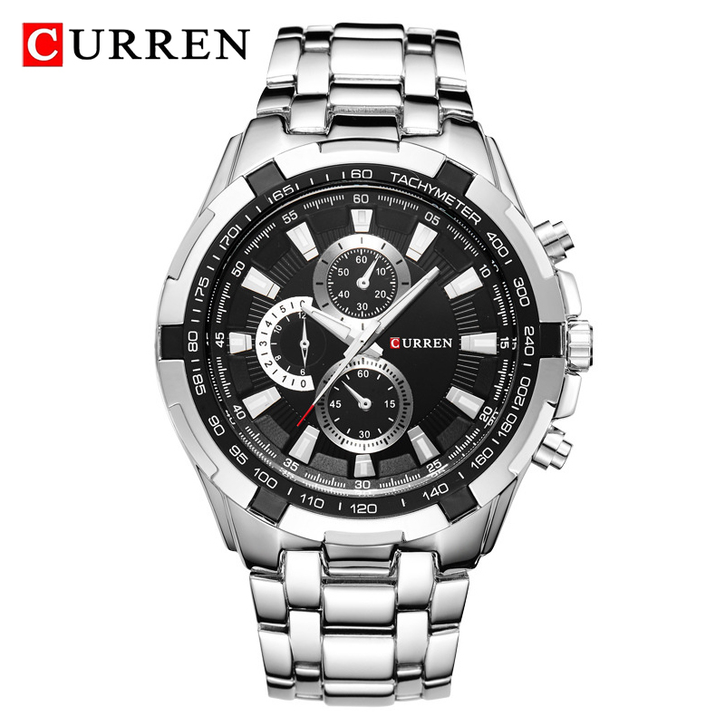 Patek Philippe Watch Nautilus - CURREN 8023 Quartz Horloge Mannen Waterdichte