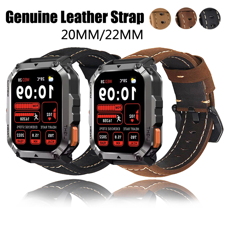 Leather Strap Quick Release - Quick Release lederen bandjes voor Blackview