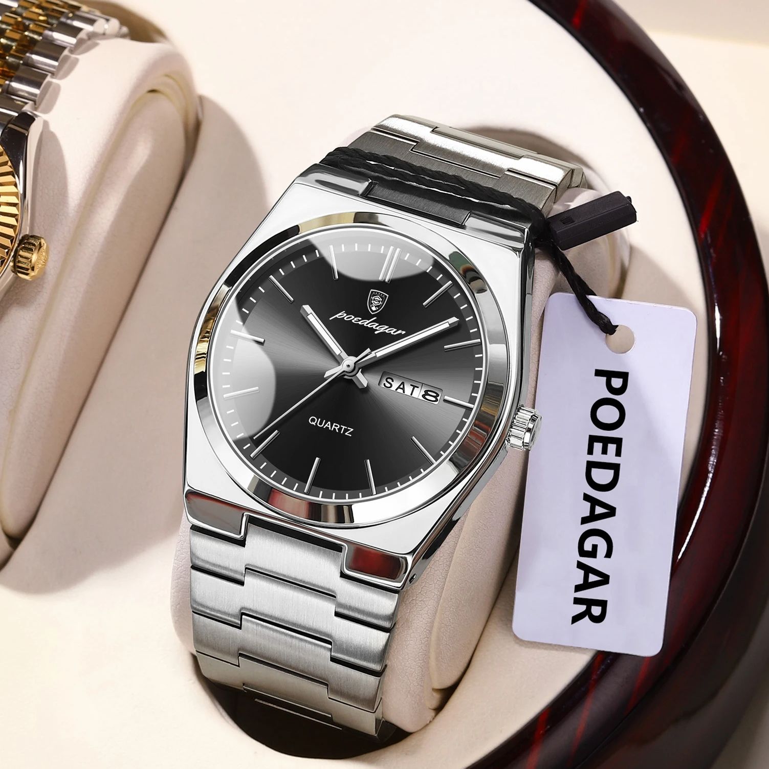 POEDAGAR Luxe heren quartzhorl - Patek Philippe Watch Nautilus recensie en prijs