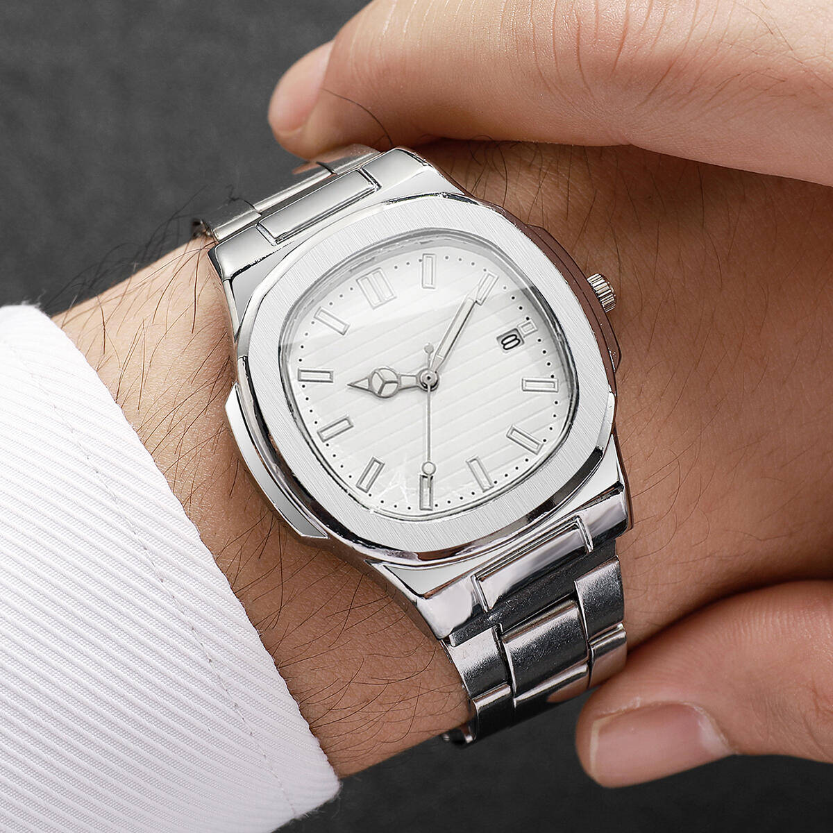 Mode vierkante heren zakelijke - Patek Philippe Watch Nautilus recensie en prijs